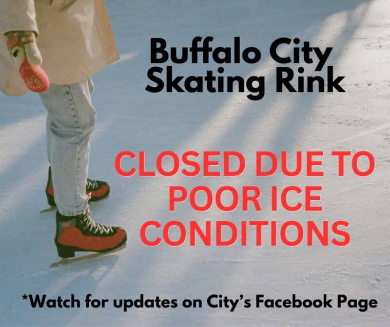 Rink closed due to poor ice conditions